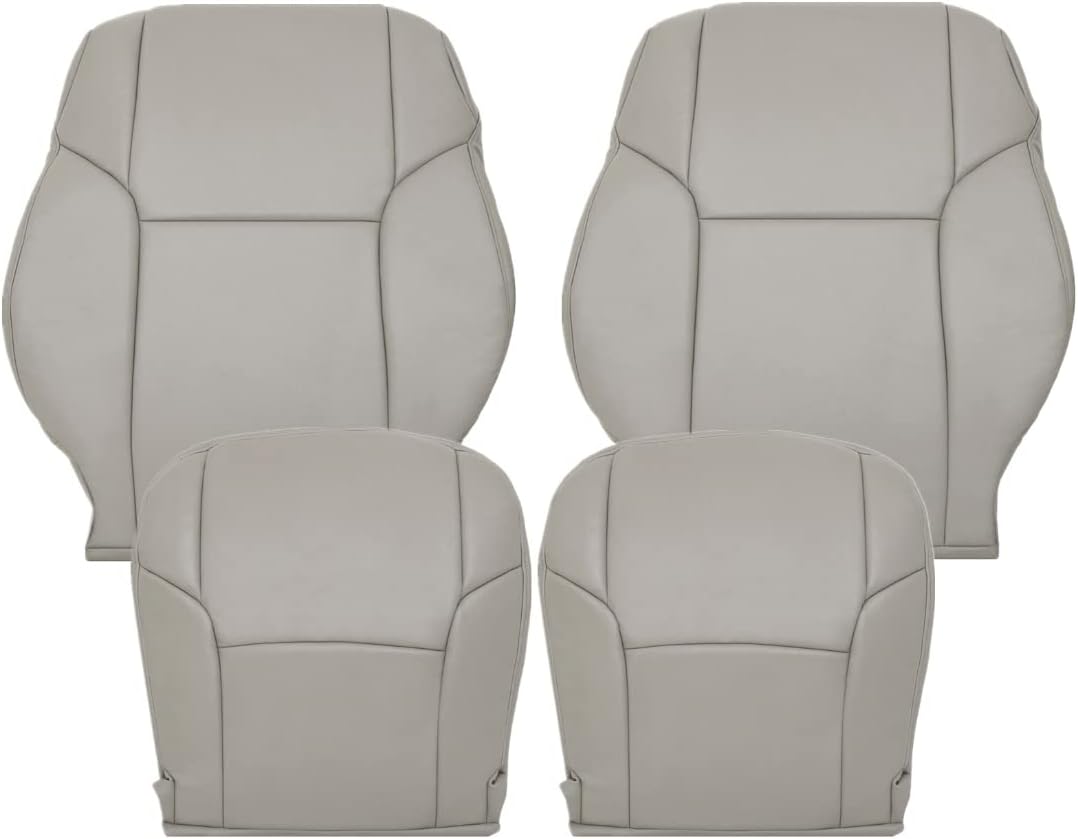 Amazon.com: GXARTS Driver and Passenger Bottom & Top Seat Cover Taupe ...