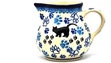 Polish Pottery Creamer - 4 oz. - Boo Boo Kitty