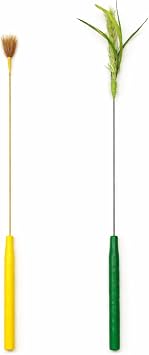 Cat Teaser Wands 2 Pack, Natural Feather, Two Feather Styles