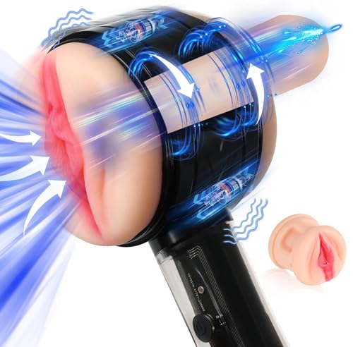 Vibratorset for Man Mastusbafor Pocket Puusy Machine Toy S.ex Pocket Masturebstor for Male Hands Free Adult Toy Thrusting Device Tight Electric Mastuaber Double Sided 2 in 1 Portable Quiet Toys4men UK
