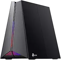 TP-Link Roteador para jogos BE9300 Tri-Band Wi-Fi 7, até 9,3 Gbps, duas portas 5G, portas 3 x 2,5 G, banda de 6 GHz, aceleração de jogos, segurança HomeShield, jogos e streaming, casa inteligente,