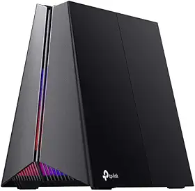 TP-Link Roteador para jogos BE9300 Tri-Band Wi-Fi 7, até 9,3 Gbps, duas portas 5G, portas 3 x 2,5 G, banda de 6 GHz, aceleração de jogos, segurança HomeShield, jogos e streaming, casa inteligente,