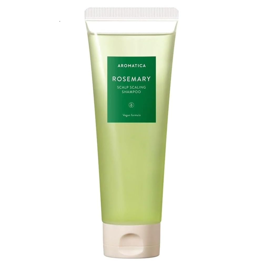 [AROMATICA] Rosemary Scalp Scaling Shampoo 180ml - Weakly Acidic, Non-Silicone, Mini Size, For Travel, Contains Rosemary Essential Oil, Vegan, Dandruff, Exfoliation, Sulfate Free, Paraben Free 02. Anti-Dandruff Rosemary Shampoo 6.1 fl oz (180 ml)