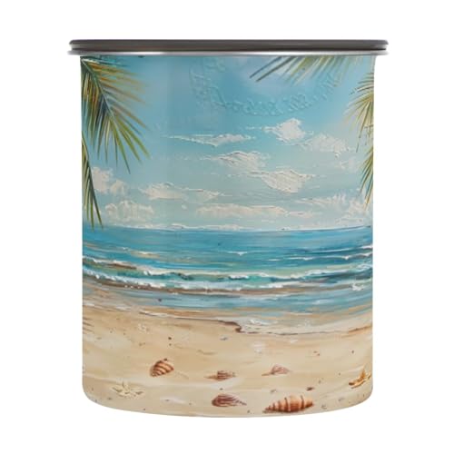 Contenedor Hermético para Café Acero Inoxidable 900ml