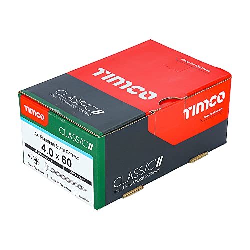 Vis classiques TIMCO 40060CLA4 argenté pour fixations et assemblages du quotidien