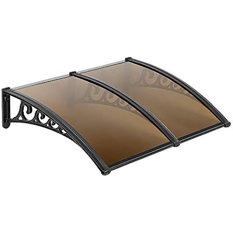 Marquesina para Puertas Ventanas Toldo Sólido Porche Delantero Cover