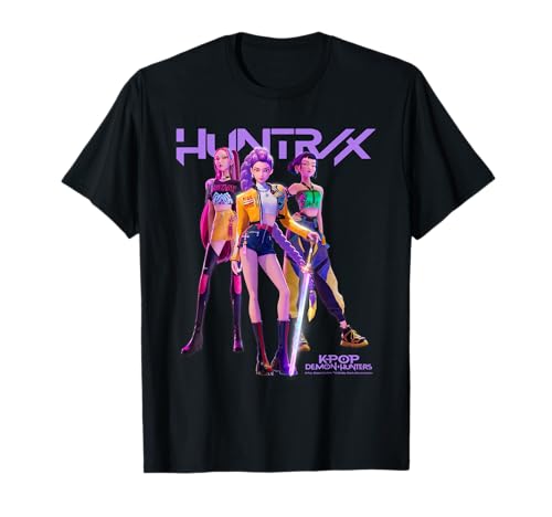 KPOP Demon Hunters Huntrix Pose Oficialmente Autorizado Camiseta