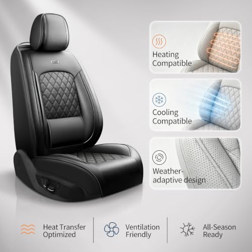 SHOUXIU for Subaru Forester 2009-2026 Car Seat Covers, Full Set, Black by SHOUXIU - Used condition - Image 9