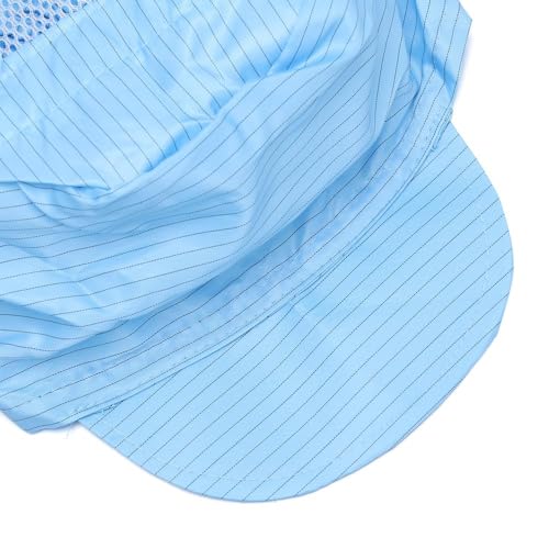 Image of Anti Static 5PCS Dacron Adjustable Blue Breathable Durable Duck Tongue Cap Adult