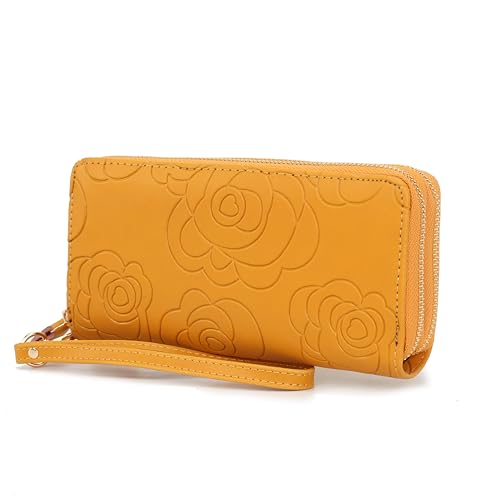 Image of MKF Collection Wristlet Wallet for Women, Small Credit Card Holder with Zipper Coin Pocket Wallet Purse Handbag By Mia K