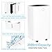 Hengda 16L Deshumidificador Compacto y Portátil Purificador de Aire Dehumidifier Bajo Consumo...