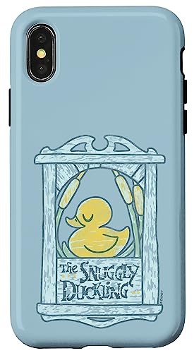 Coque iPhone X XS Disney Tangled Rapunzel étui protection motif caneton