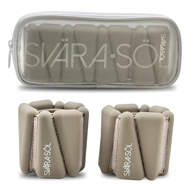 Wrist and Ankle Weights for Women and Men, Ankle Weights 1lb Each | 2 pack Wrist Weights for Women Adjustable Silicone Fitness Accessories | 2lb Weights Set, Home Workout