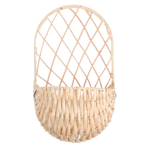 Cesta de mimbre tejida a mano con soporte duradero para decoración exclusiva de interiores 2