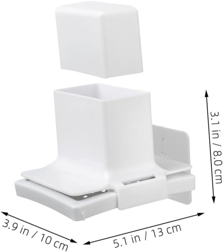 VOSAREA Wall Mounted Soap Grinder and Holder - No Drilling - Self Draining Bar Soap Shaver for Shower Bathtub or Kitchen Sink Space Saving Design for Leftover Soap Pieces image 2