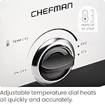 Chefman Fry Guy, The Most Compact & Convenient To Deep Fry Comfort Food, Restaurant-Style Basket With A 1.6-Quart Capacity, Easy-View Window & Adjustable Temp Control, Stainless - 1.5 Liter - Image 4