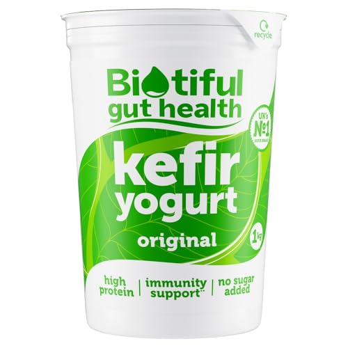 Biotiful Gut Health Kefir Yogurt Original Natural Immunity Support High in Protein Source of Calcium and B12 1kg
