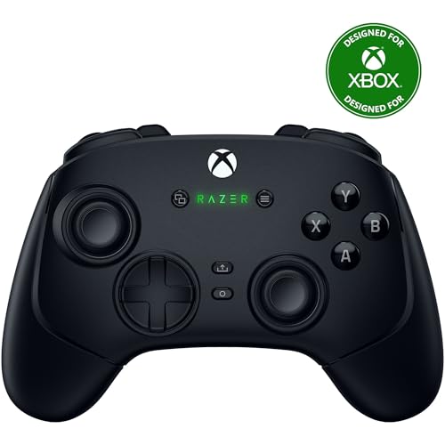 Razer Wolverine V3 Pro Wireless Gaming Controller: Licensed for Xbox Series X|S, Xbox One, Windows PC – 6 Remappable Buttons – Fast Triggers – Customizable Thumbsticks – Wired Tournament Mode – Black