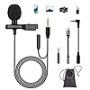 Lavalier microfoon, condensatormicrofoon, perfect voor interview, videoconferentie, podcast, telefoon