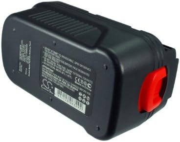 3000mAh/18.0V Battery Compatible with Black & Decker PS3650FA, PS3650K, R143F2 Radio, RD1440K, RD1441K, SF100, fit P/N: BPT1048, BPT1058, EZWA77, EZWA80, FS120B