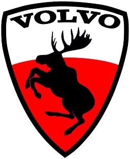 myswedishparts Volvo Prancing Moose Sticker Poland Flag 3 Inch
