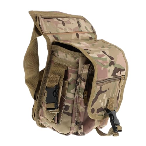 Sacoche jambe étanche en tissu Oxford pour rando et moto