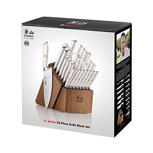 Cangshan L1 Series 23-Piece Classic Knife Block Set, Forged German Steel, 1027549 by Cangshan - Image 7