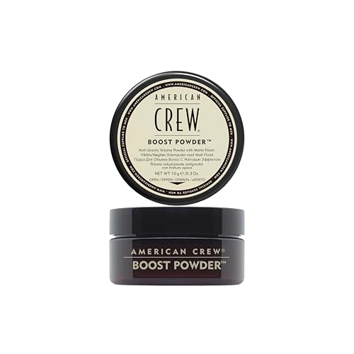 American Crew - Boost Powder, Polvo Voluminizador para el Pelo, Aporta Volumen, Cuerpo y Textura, Acabado Natural y Mate, Sin Brillo, Apto para Todo Tipo de Cabellos - 10 g