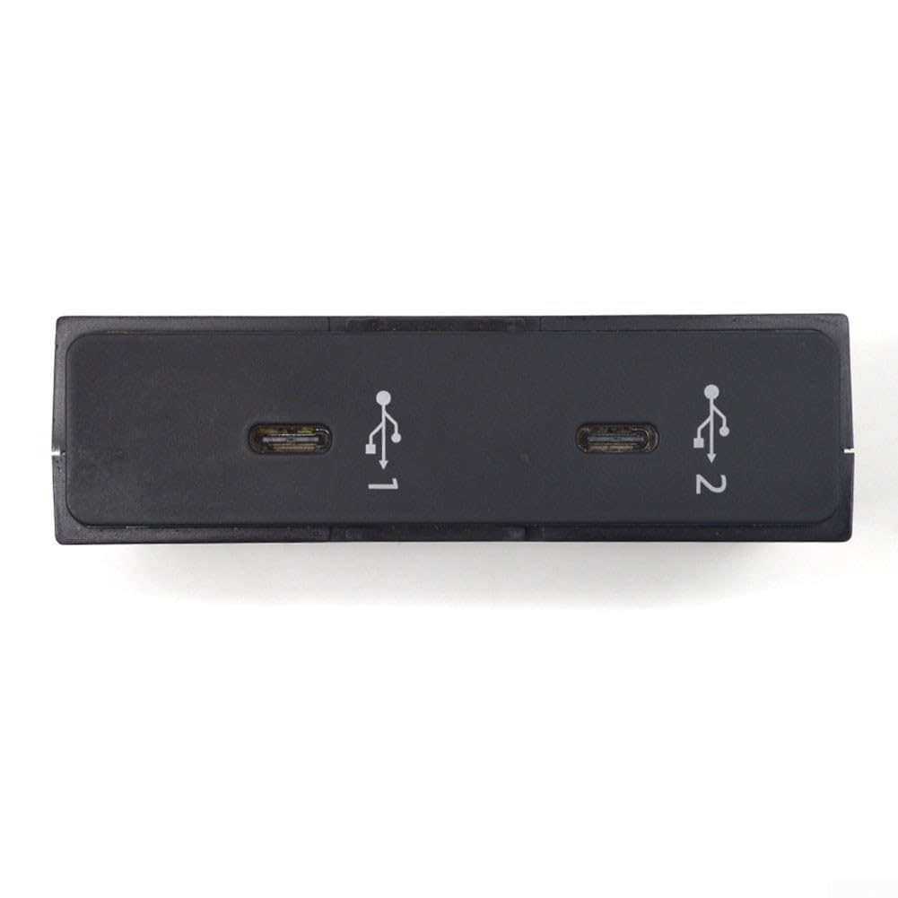 Adaptador de puerto tipo C para interruptor Q3, cable fuente de interfaz dual compatible con consola OEM 83A035736A, cable de alimentación USB, material ABS negro rápido
