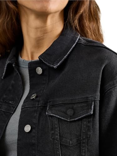 Rock & Republic Women's Aria Boxy Crop Denim Jacket3