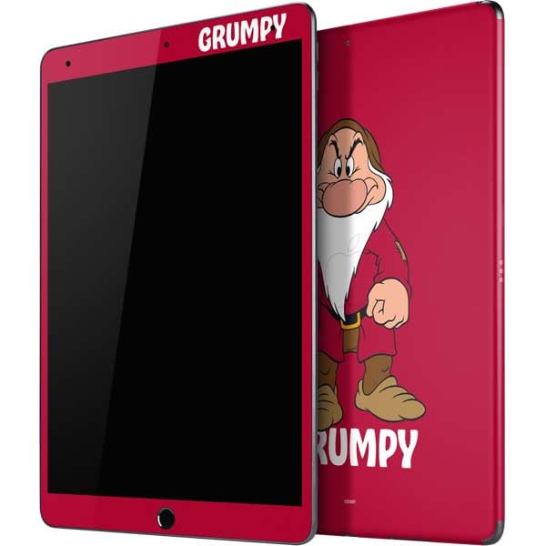 Skinit Decal Tablet Skin Compatible with iPad Air 2 - Officially Licensed Disney Snow White Grumpy Dwarf Design