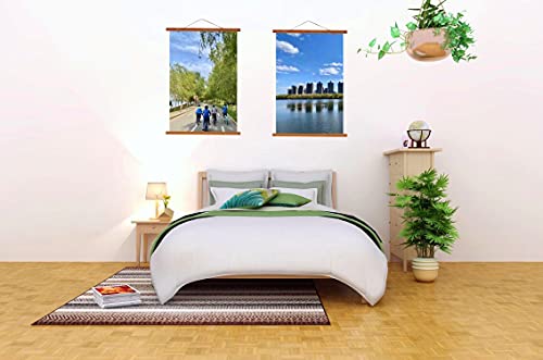 Mxdfafa Magnetic Poster Frame Hanger, Natural Teak, 16X24 16X22 16X20 Poster Hanger For Photos, Pictures, Prints, Maps, Scrolls And Canvas Artwork #TOP7
