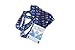 BRISA VW Collection - Volkswagen Reusable Polyester Shopping Bag Grocery Sack with T1 Bus Campervan Motif (Bus Parade/Blue)