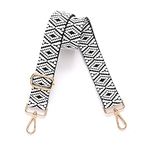 Image of S-Jacorry Purse Strap Replacement Crossbody Wide Shoulder Strap Adjustable Canvas Straps Handbag Strap Replacement Belts