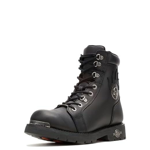 HARLEY-DAVIDSON FOOTWEAR Men's Diversion Motorcycle Boot, Black, 12 M US