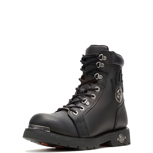 Harley Davidson Hombre Diversion Cuero Black Botas 45 EU