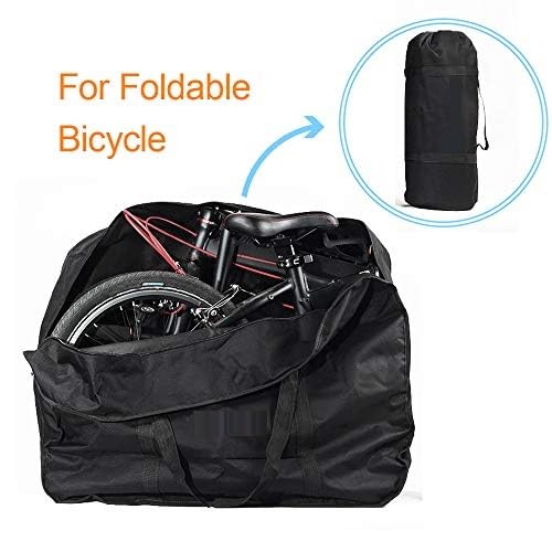 MASO - Bolsa Plegable para Bicicleta, Bolsa de Viaje para Bicicleta, Bolsa para Transporte al Aire Libre, 35,5 cm/50,8 cm, Bolsa de Almacenamiento Plegable para Transporte de vuelos, Coche