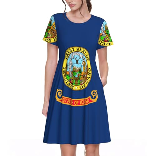 Robe d'été mi-longue fluide EdWal pour rester au frais avec style