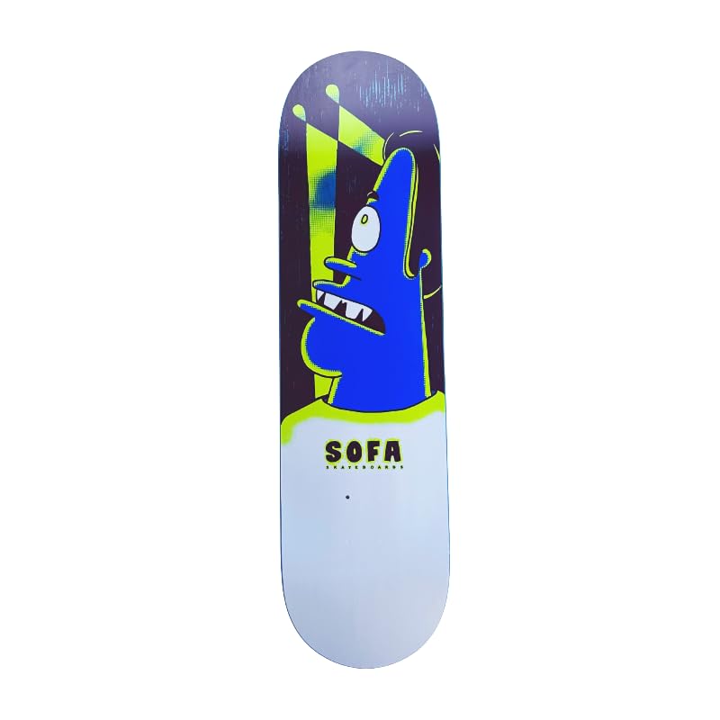 Planche de Skate – 8.0" – Fear-4 – Deck Bleu – Sofa Skateboards