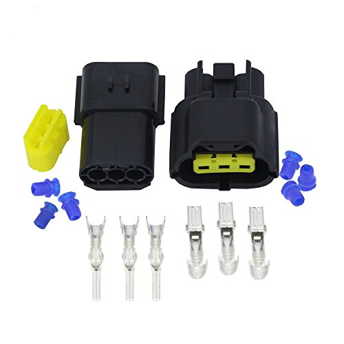 CNLW 5 Sets/Kits 3 Pin 1.8mm Series Connector DJ70316Y-1.8-11/21 Waterproof Electrical Wire Connector oxygen sensor connector plug Automobile Connector 174359-2&174357-2