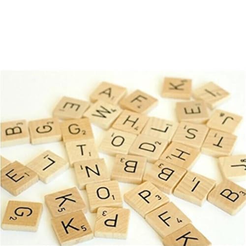 Bloques de letras de madera para manualidades 500 piezas miniatura 4