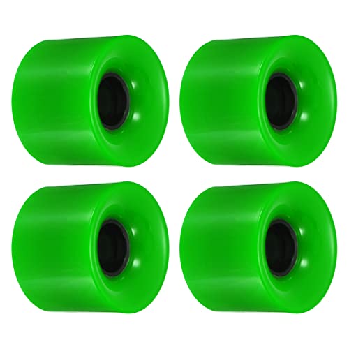 PATIKIL 60mm Longboard Wheels, 4 Pack Skateboard Wheel Street Wheels for Skateboards Cruiser Wheels Replacement 78A, Green