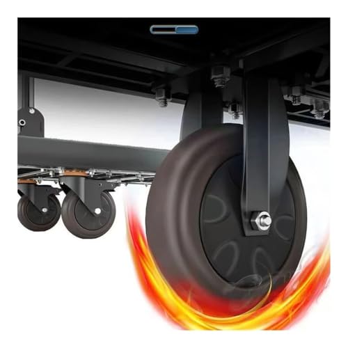 Carro plegable con plataforma, capacidad 250 lb miniatura 6