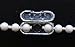 20ft. White Plastic #10 Chain - with 4 Connectors - Blind Beaded Bead Ball