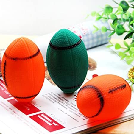 Image of Puppy Squeaky Toys Combo of 4 - Chicken Toy -Ball in Ball - Plain Bone - Baseball Squeaky Toys for Dogs & Puppies (Pack of 4) - Multicolor (Combo-G)