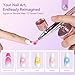 SAVILAND All-in-1 Airbrush Gel Nail Polish Kit: Dilution-Free Airbrush Paint for Nails Non-Acetone 12 Colors Airbrush Gel Polish with Airbrush Cleaner Stencils French Ombre Blush Nail Art Beauty