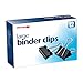 OIC Binder Clips, Large, 2", Black, Box Of 12