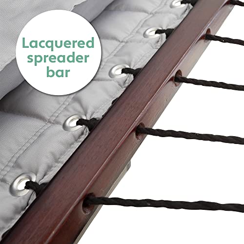 Vita5 Hamaca Jardin con Soporte y Mesita Auxiliar - Hamaca 2 Personas de Acero Duradero Carga 200 kg – Hamaca Doble Ajustable – Hamacas con Armazón para Interior y Exterior – Montaje facil - imagen 9