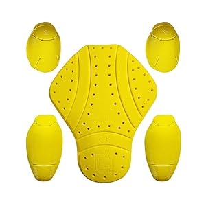 Motostylewear - 5 Pc - Ce Level 2 Certified Armor Pads L Level 2 Approved Back, Shoulder And Elbows Armor Protector Inserts For Motorcycle Jackets. 6 41ltz6hnekl. sl500 . ss300