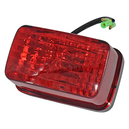 Cylinman Brake Tail Light Fit for Yamaha Banshee 350 Blaster 200 Grizzly 125 550 700 Raptor 250 Warrior 350 Rear Taillight Lens Bulb 2002-2006 5KM-84710-01-00